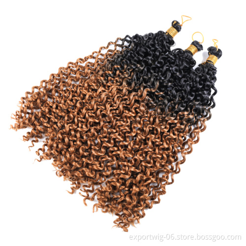 Wholesale Products Water Wave Crochet Passion Twist Crochet Braiding Hair Pre Twisted Water Wave Crochet Passion Twist Hair